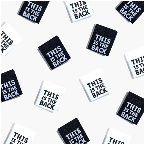 Kylie and the Machine, Woven Labels x 6, This Is The Back