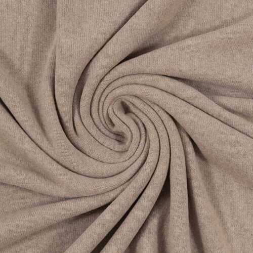 European Knitted Brushed Cotton, Mid Weight, Camel