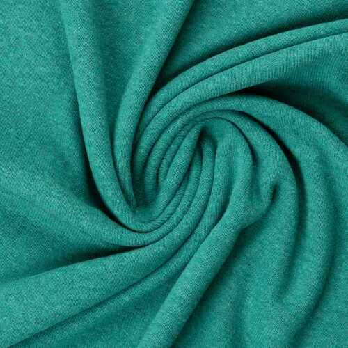 European Knitted Brushed Cotton, Mid Weight, Teal