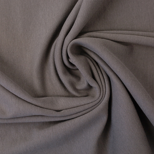 European Ribbing, Oeko-Tex, Solid, Pewter