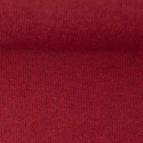 European Knitted Brushed Cotton, Winter Weight, Scarlet