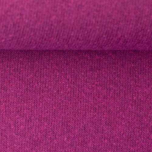 European Knitted Brushed Cotton, Winter Weight, Magenta
