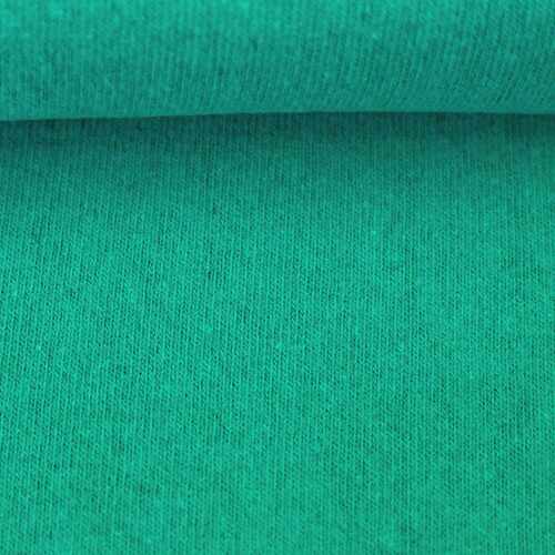 *REMNANT 2 PIECE* European Knitted Brushed Cotton, Winter Weight, Jade