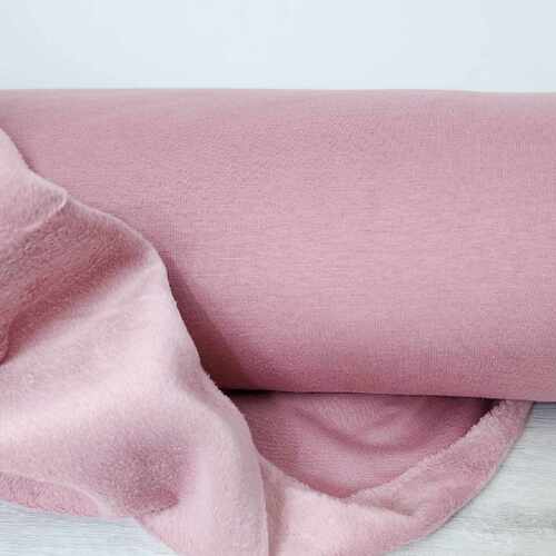 European Alpine Fleece Sweater Knit, Rose