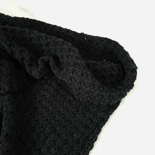 European Big Knit, Oeko-Tek, Black