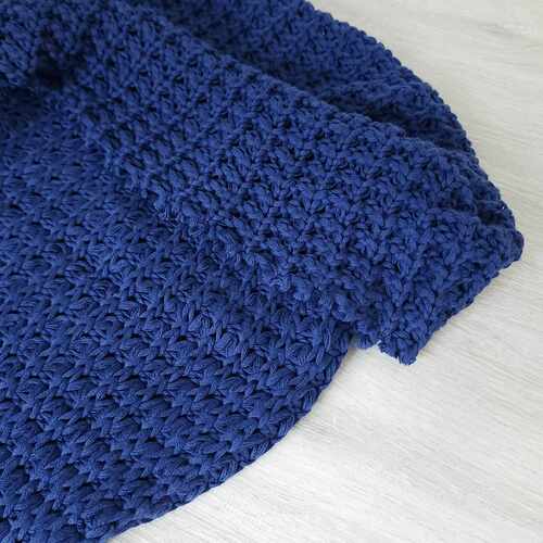 European Big Knit, Oeko-Tek, Lapis Blue